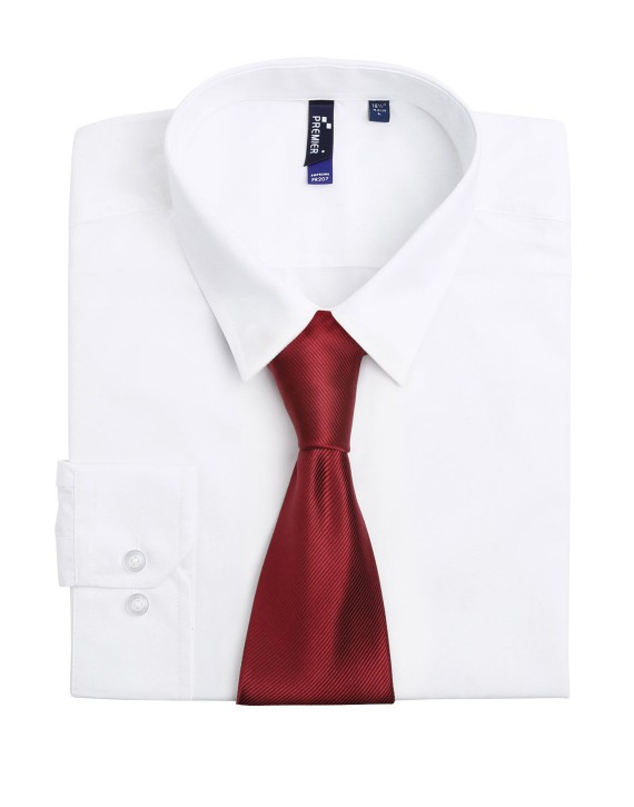 Premier Workwear Hedvábná kravata Premier Workwear (PR795) Středně modrá