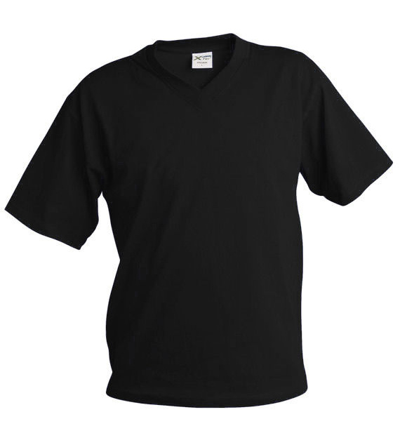 Xfer Pánské triko s výstřihem do V Xfer 190 (TV91) Černá M