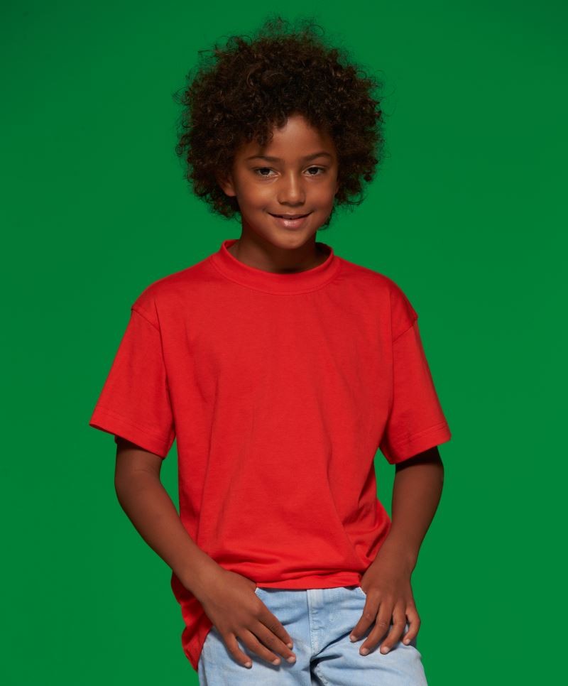 James & Nicholson Dětské triko s krátkým rukávem James & Nicholson (JN019) Khaki L