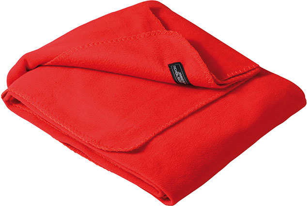 James & Nicholson Fleecová deka James & Nicholson JN900 Červená One size