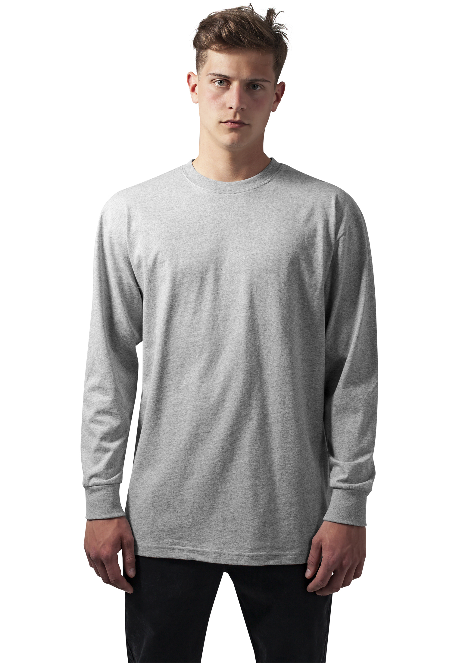 Urban Classics Pánské tričko s dlouhým rukávem URBAN CLASSICS (TB009) Bílá XL