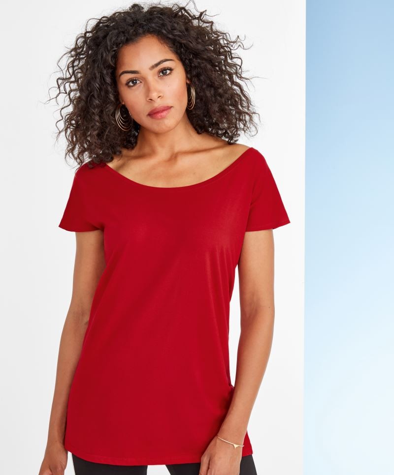 Sols Dámské tričko s krátkým rukávem Marylin Sol´s Červená M