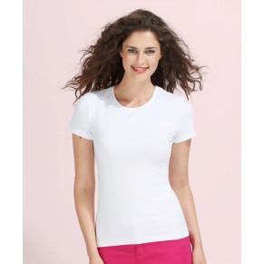 Sols Dámské triko s krátkým rukávem - Miami Sol's Bílá XS