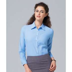 Sols Dámská košile s dlouhým rukávem Sol´s - Embassy Nebesky modrá 3XL