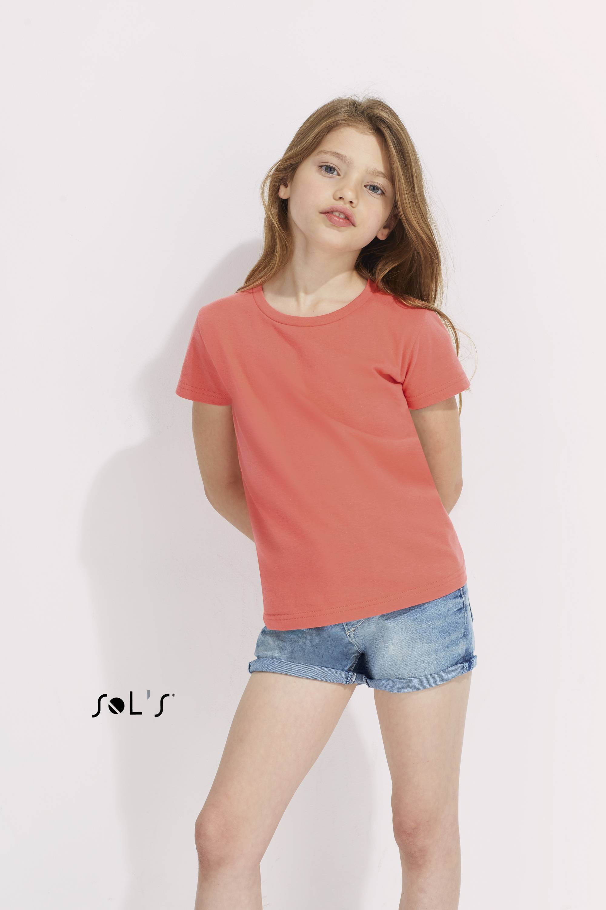 Sols Dívčí triko Sol´s - Cherry Jablíčková zelená 10 let (130 - 140 cm)