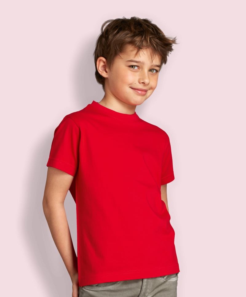 Sols Dětské triko s kulatým výstřihem Sol´s - Imperial Kids Černá 8 let (118 - 128 cm)