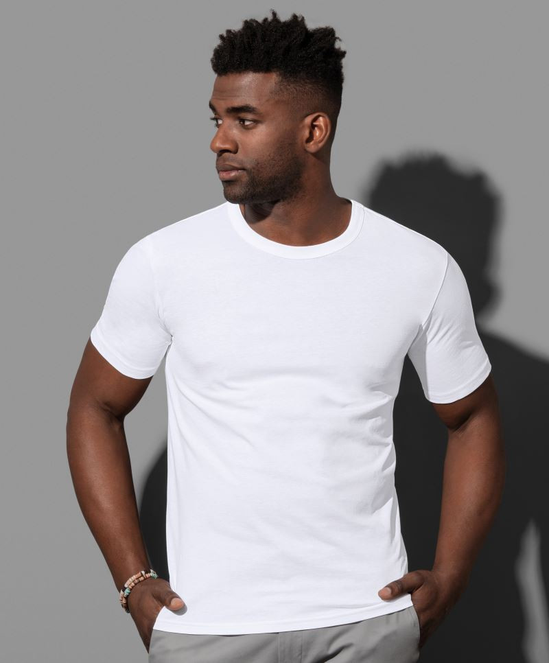Stedman collection Pánské tričko s krátkým rukávem Stedman (ST9020) Bílá M