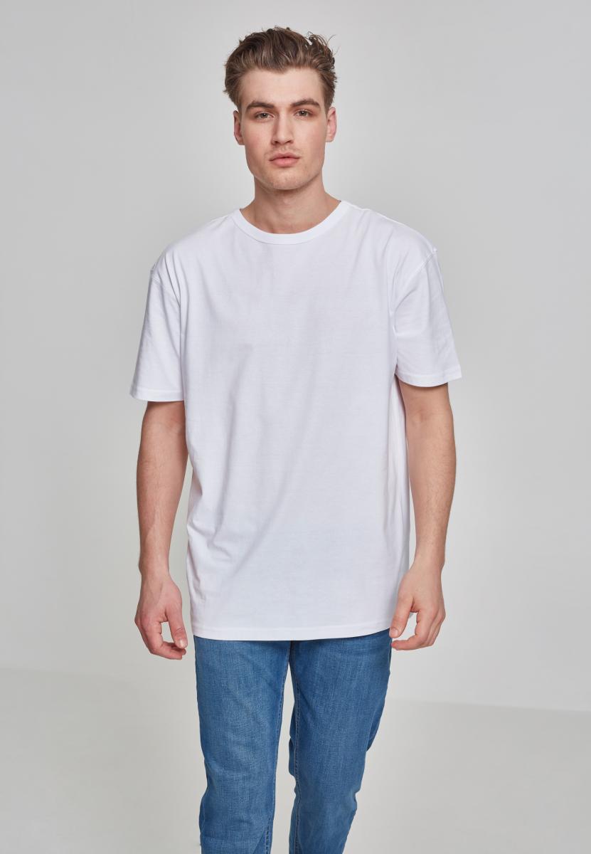 Urban Classics Pánské tričko s krátkým rukávem URBAN CLASSICS (TB1564) Bílá L