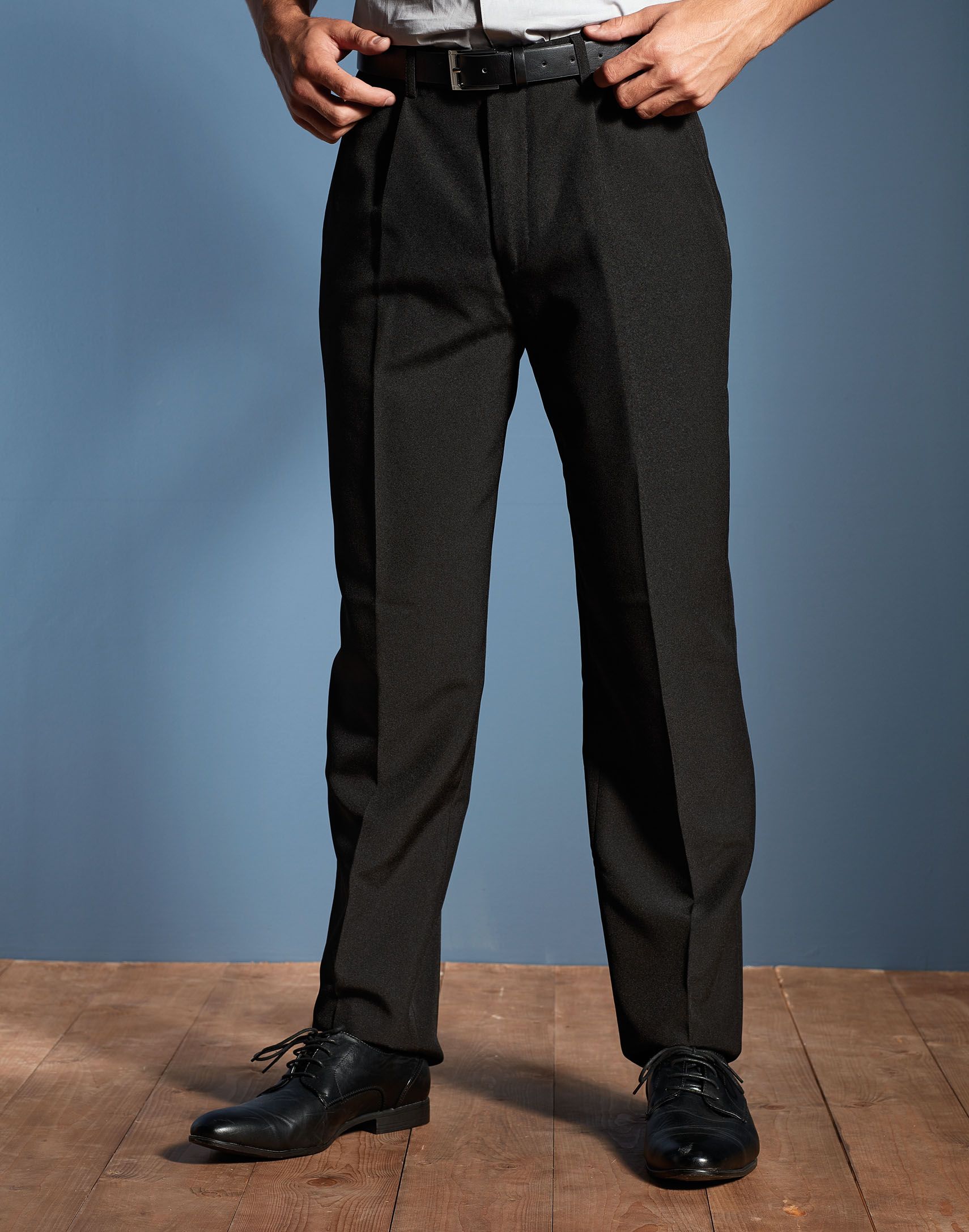 Premier Workwear Pánské elegantní kalhoty Premier Workwear (PR520) Černá 30 L