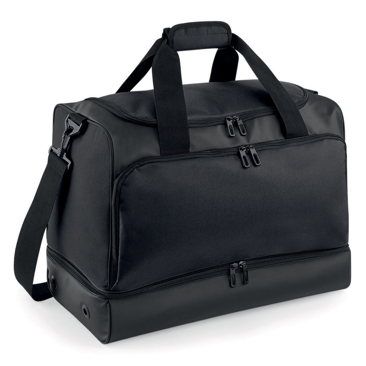 Bag Base Sportovní taška s pevným dnem BagBase (BG578) Černá / Černá Jedna velikost