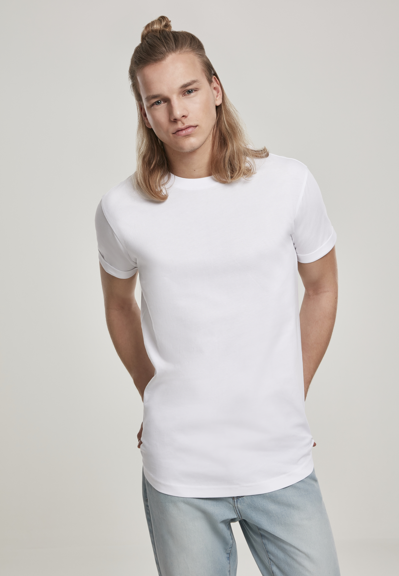 Urban Classics Pánské tričko s krátkým rukávem URBAN CLASSICS (TB2882) Bílá XL