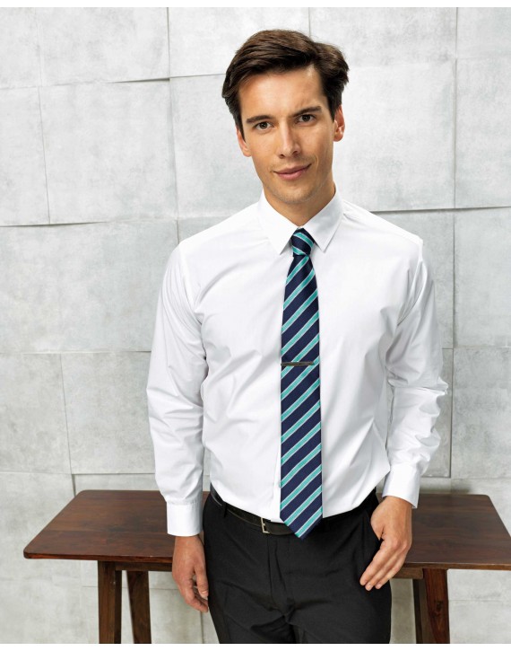 Premier Workwear Pánská košile s dlouhým rukávem Premier Workwear (PR207) Černá S
