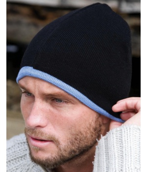 Čepice Result Contrast Knitted hat (RC046X)