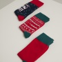 Vánoční set ponožek - Bear URBAN CLASSICS (TB3164)