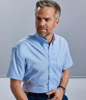 Pánská košile s krátkým rukávem Oxford Russeell europe (R-933M-0)