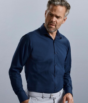 Pánská košile s dlouhým rukávem Russell Collection (R-960M-0)