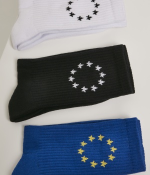 Euro ponožky 3 páry URBAN CLASSICS (MC1004)