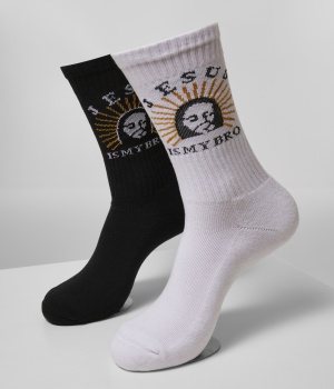 Vysoké ponožky 2-pack URBAN CLASSICS (MT2076)