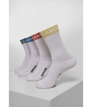 Vysoké ponožky 4-pack URBAN CLASSICS (TB3610)