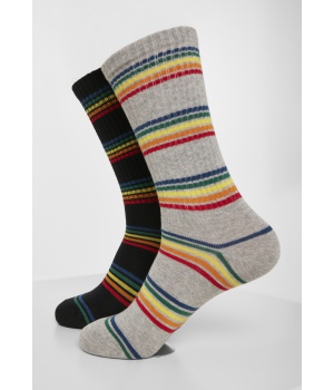 Vysoké ponožky 2-pack URBAN CLASSICS (TB3395)