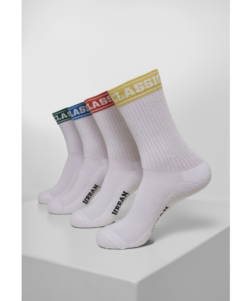 Pextex.cz - Vysoké ponožky 4-pack URBAN CLASSICS (TB3610) Barevná