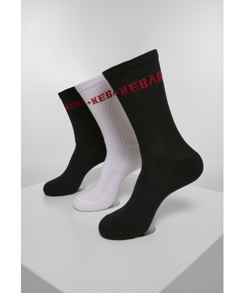 Pextex.cz - Vysoké ponožky 3-pack URBAN CLASSICS (MT2050) Černá / Bílá