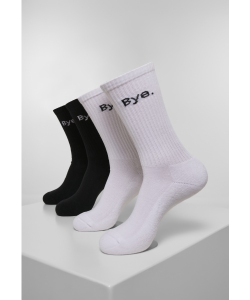 Pextex.cz - Vysoké ponožky 4-pack URBAN CLASSICS (MT2060) Černá / Bílá