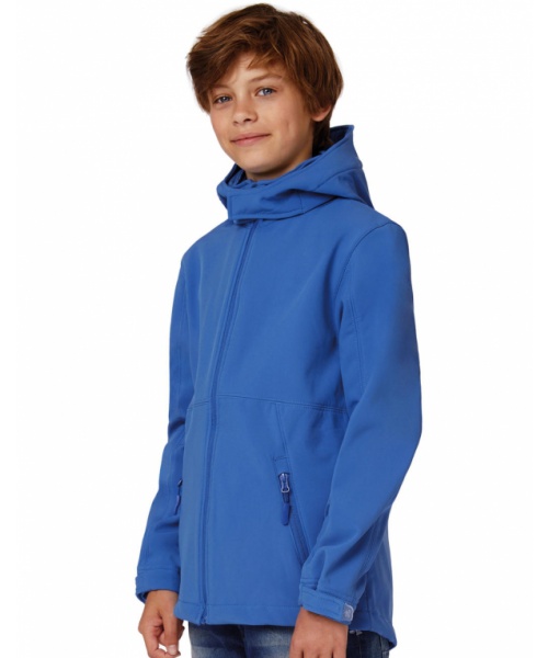 Pextex.cz - Dětská softshellová bunda s kapucí B&C